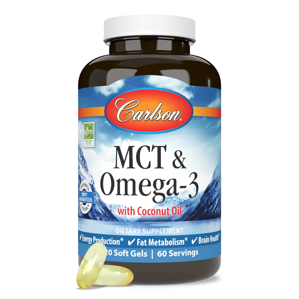 Carlson MCT & Omega-3, with Organic Coconut Oil