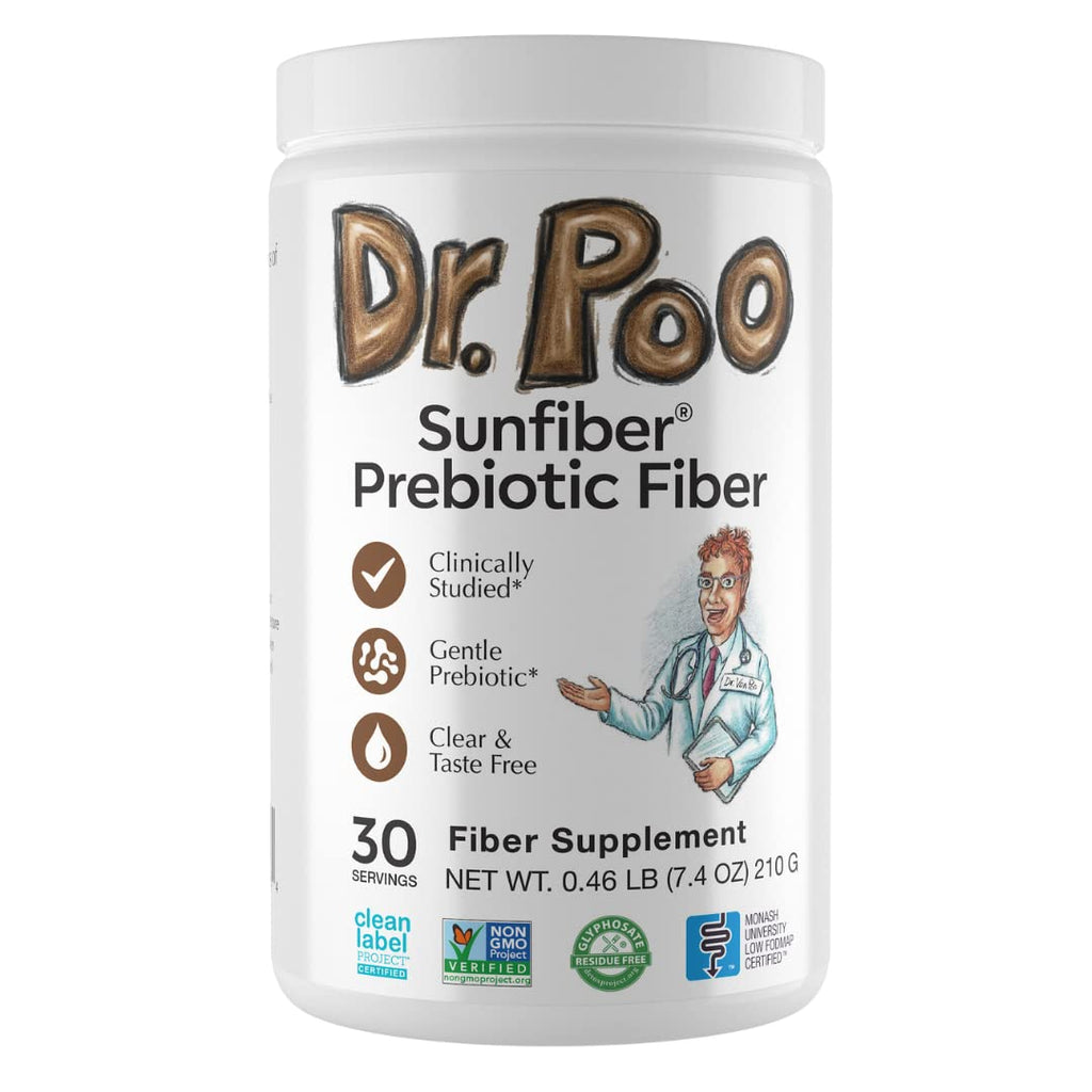 CAVU NUTRITION Dr. Poo Sunfiber Prebiotic Fiber - 30 Servings