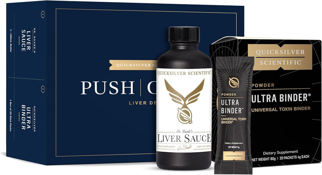 Quicksilver Scientific PushCatch Liver Detox Cleanse, 2 Piece Kit
