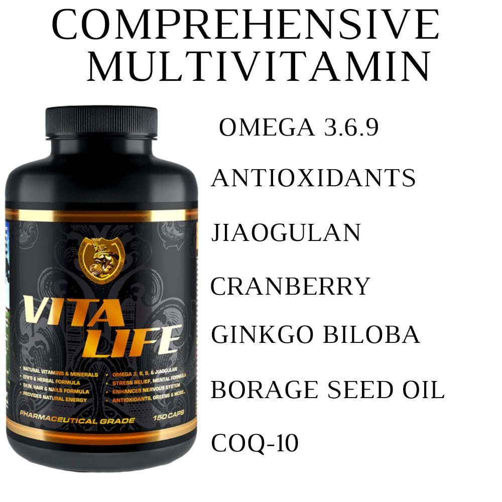 Royal Sports Nutrition Vita Life Complete Multivitamin & Mineral - 150 Capsules - image 2