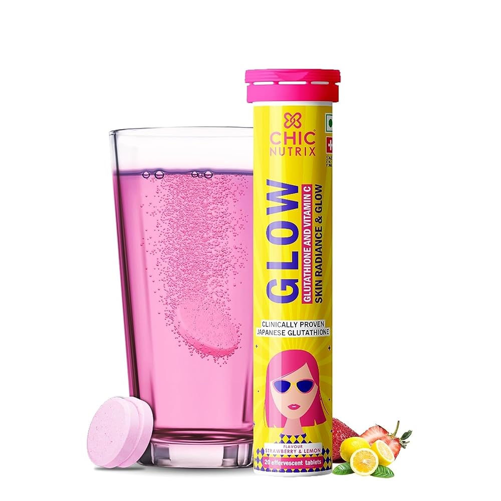 THRU Glow Japanese Glutathione 500 mg & Vitamin C - 20 Tablets