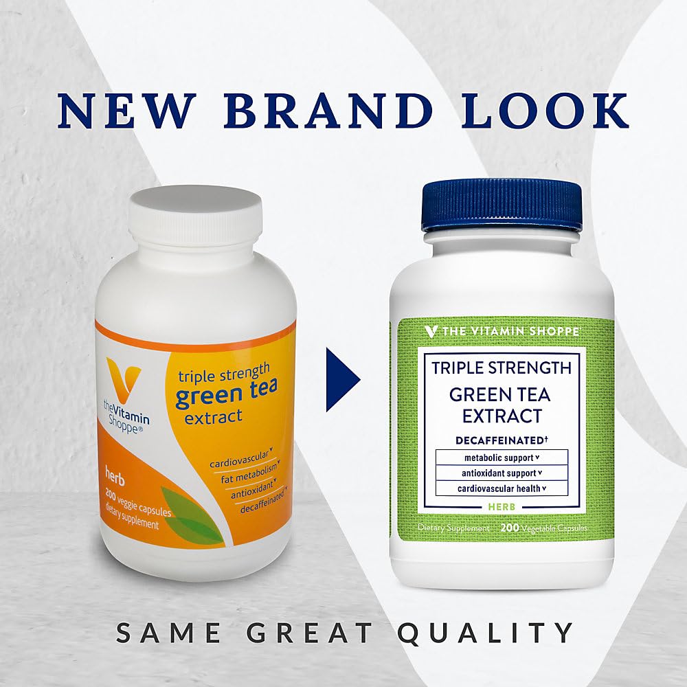 The Vitamin Shoppe Green Tea Extract 750mg - Fat Metabolism