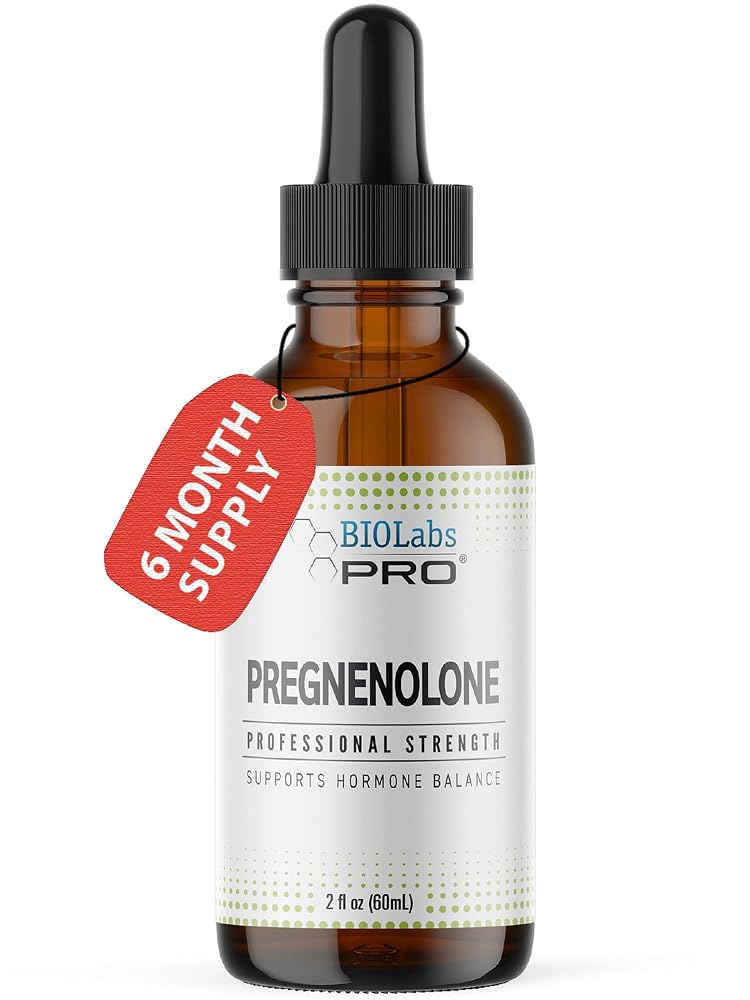 BIOLABS PRO Pregnenolone Oil for Hormone Balance - 2 Fl Oz