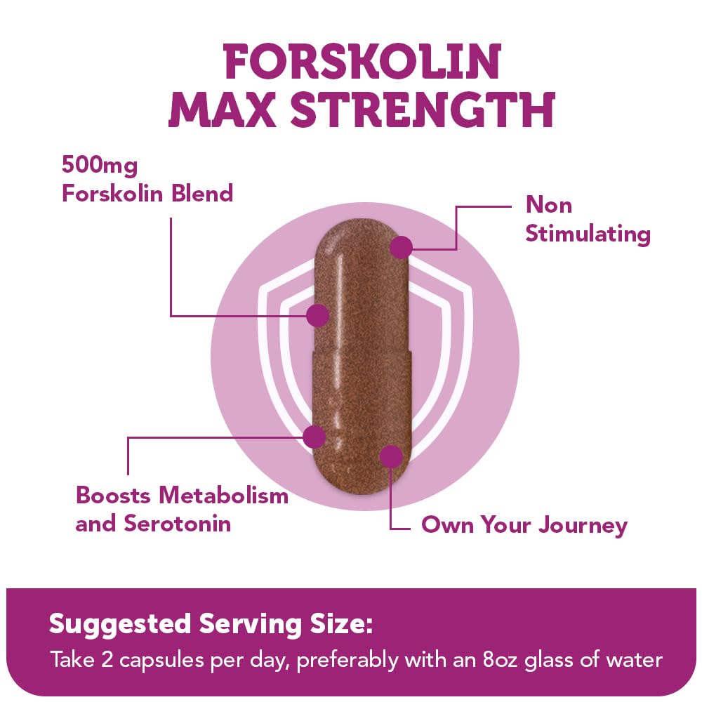 Vitamin Bounty Forskolin Maximum Strength Weight Management - 60 Capsules - image 4
