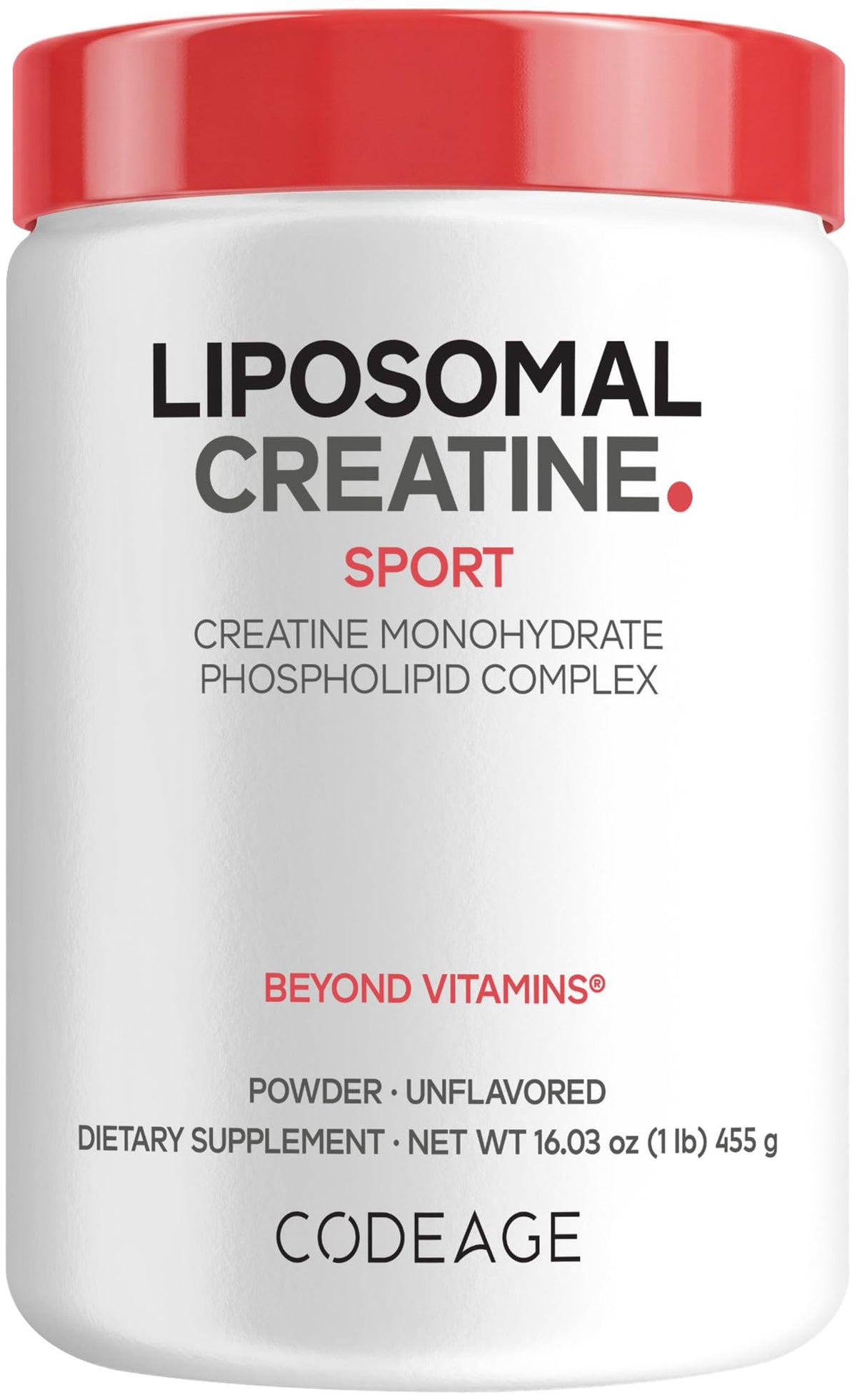 Codeage Liposomal Creatine Monohydrate Powder Supplement