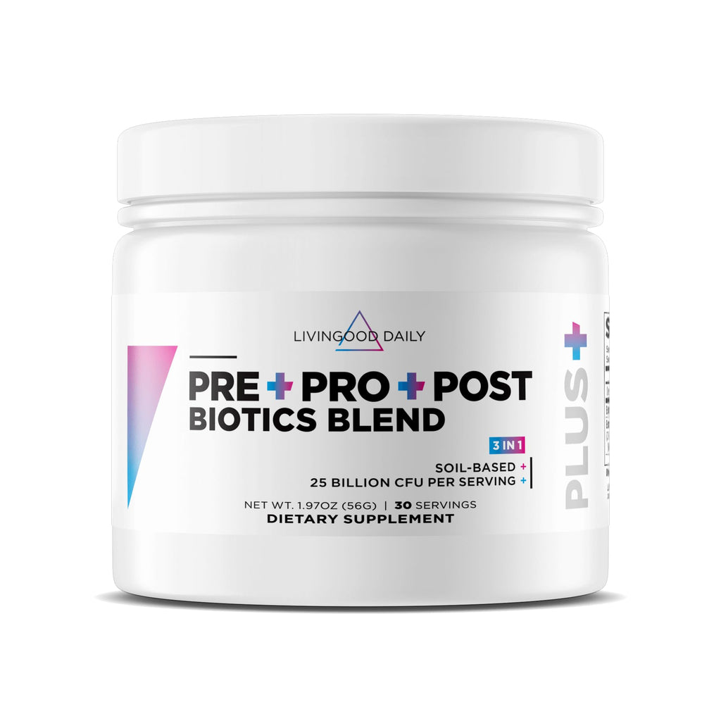 Livingood Daily Pre Pro Post Biotics Blend Powder - 30 Servings