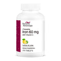 Bariatric Advantage Chewable Iron 60 mg Lemon Lime - 270 Tablets