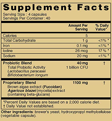 NatureMedic Fucoidan 3-Plus Brown Seaweed Immunity Supplement