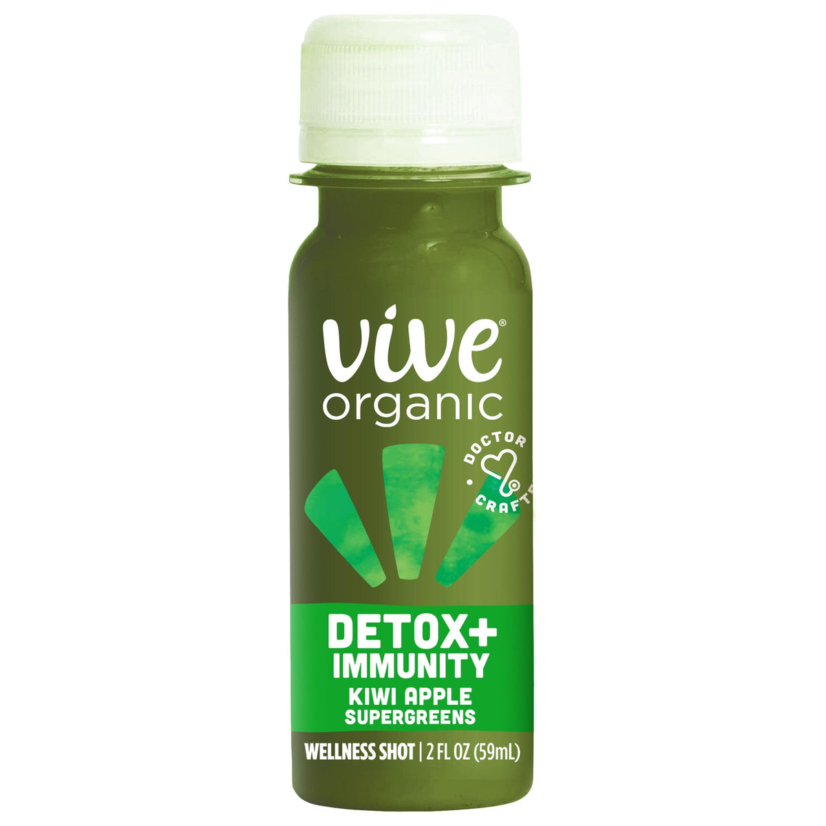 Vive Organic Detox + Immunity Kiwi Apple Wellness Shot - 2 fl oz
