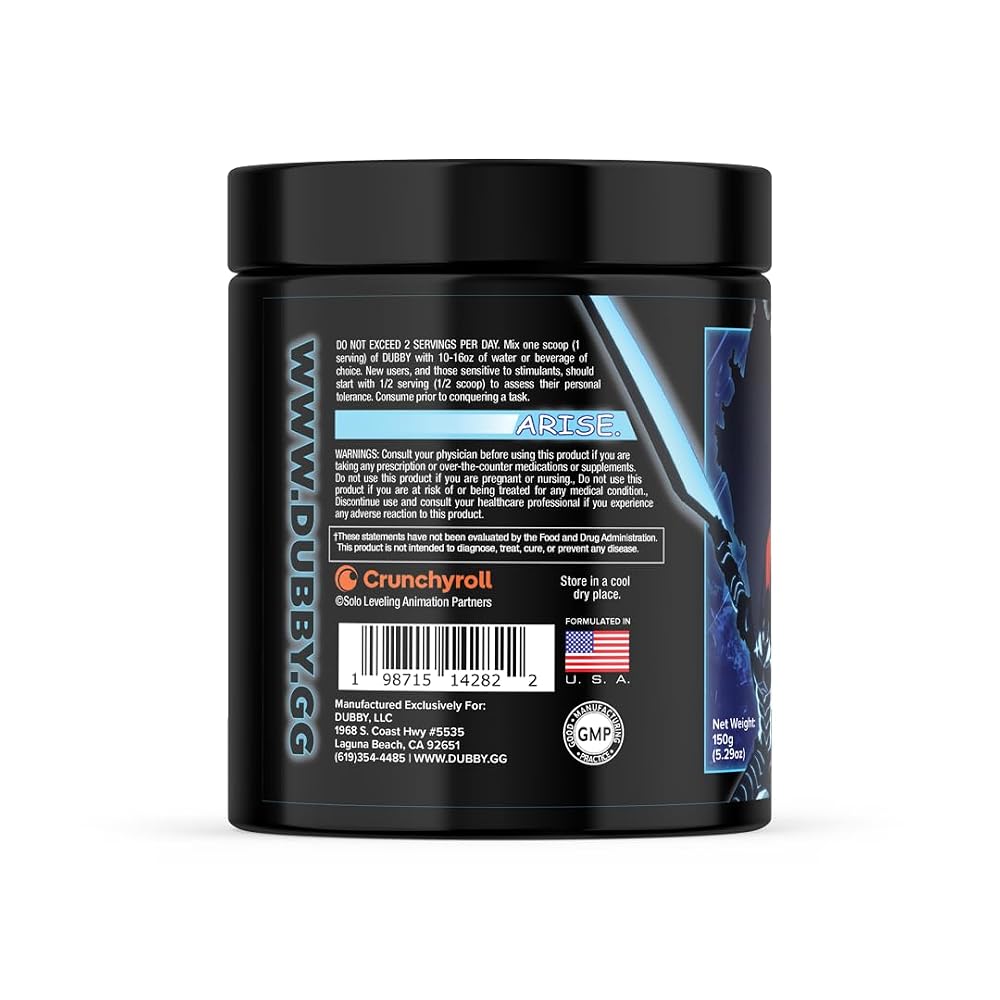 Dubby Solo Leveling Igris Strike Energy Drink Powder - 30 Servings - image 4