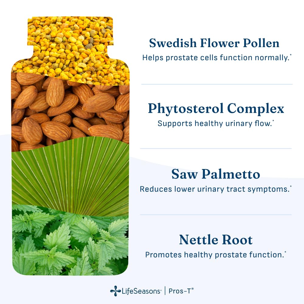 LifeSeasons Pros-T Prostate Support Supplement - 60 Softgels - image 4