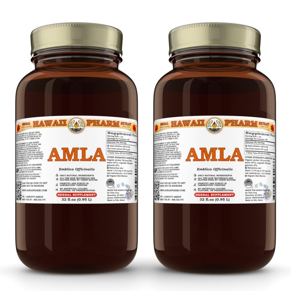 Hawaii Pharm Amla (Emblica officinalis) Liquid Extract