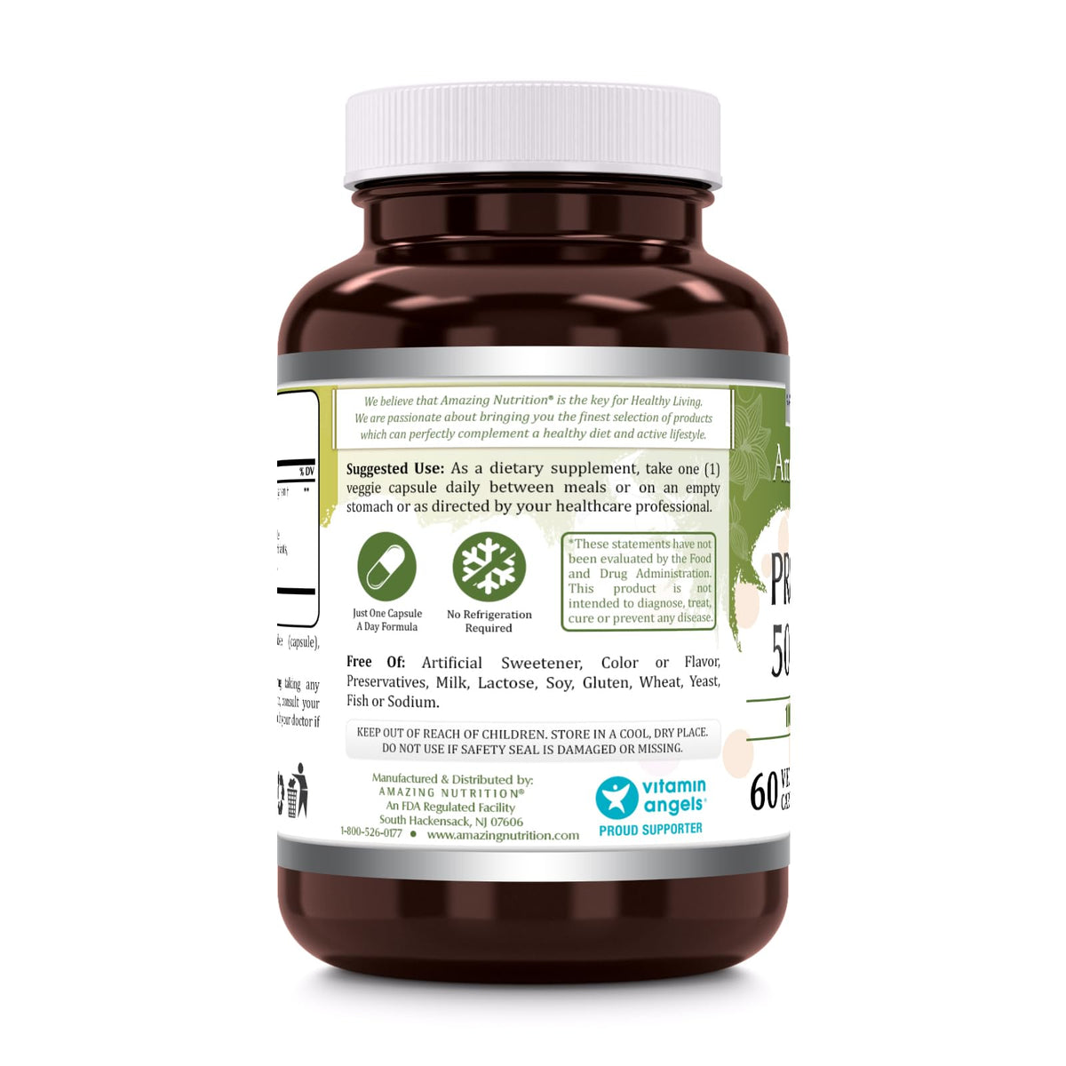 Amazing Flora Probiotic 50 Billion 10 Strains - 60 Capsules - image 3