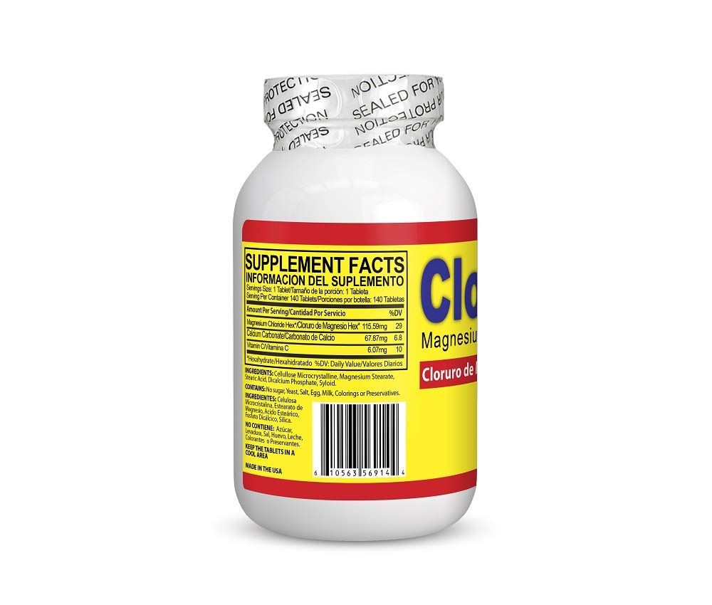 Cloru-Mag Plus Magnesium Chloride - 140 Tablets - image 3