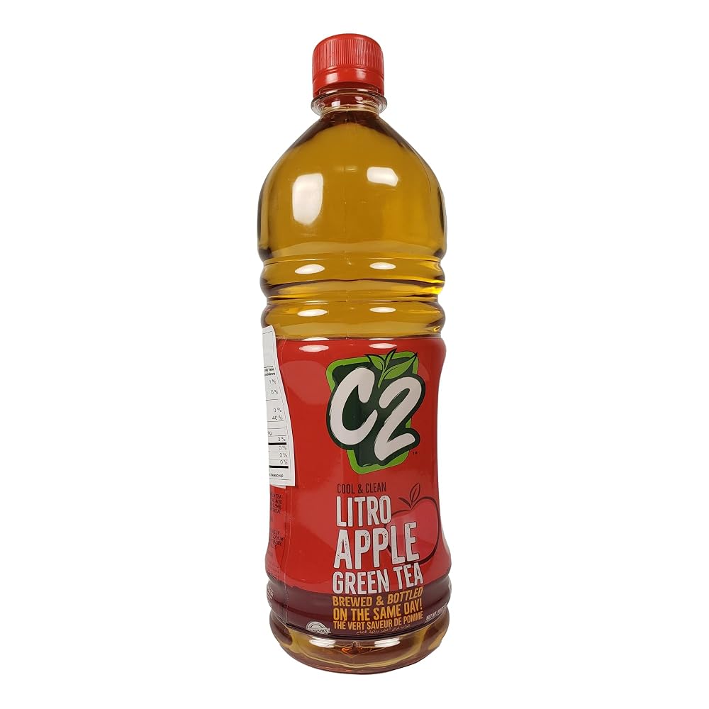 C2 Apple Green Tea Ready-to-Drink - 3 Pack (1000 ml each)