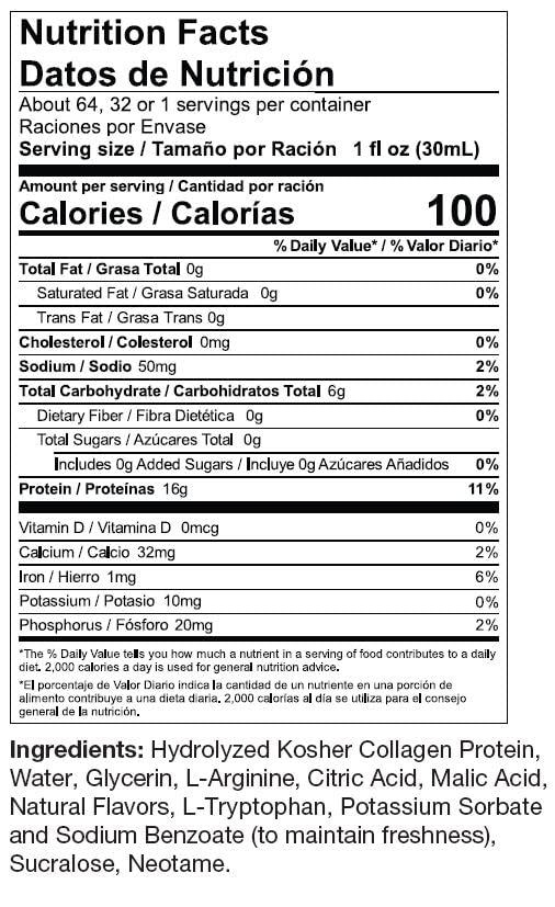 Namaste Supplements LiquaCel Concentrated Liquid Protein Apple - 32oz - image 2