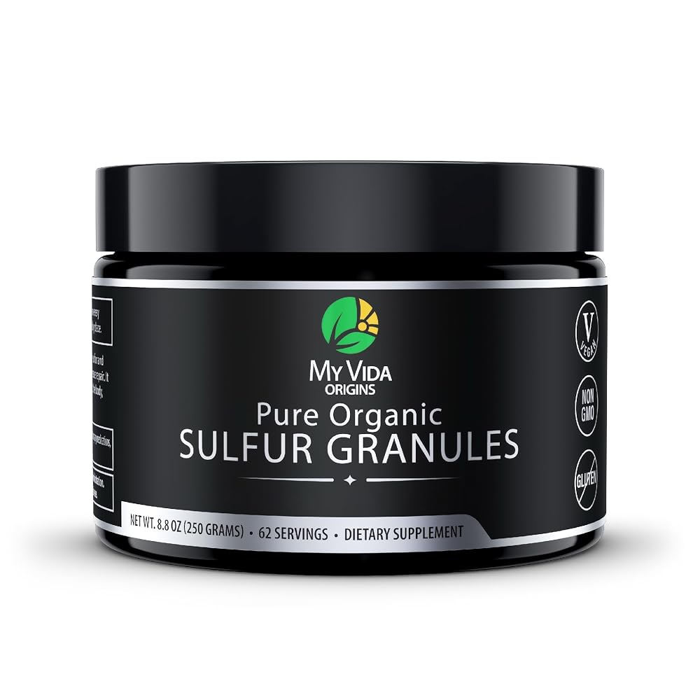 My Vida Origins Pure Organic Sulfur MSM Granules - 62 Servings