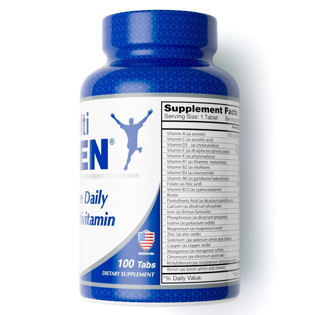 ALFA VITAMINS Multi Men Vitamins with Amino Acids - 100 Tablets - image 3