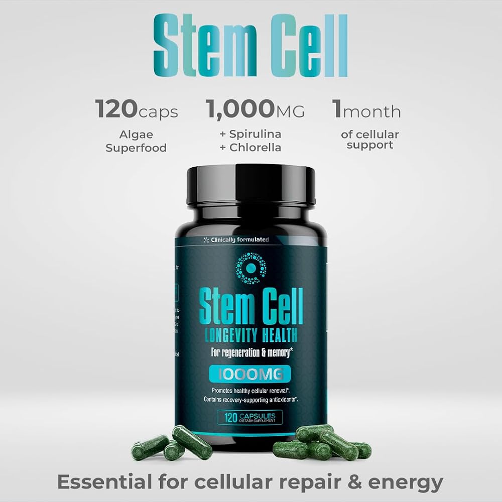 AURA VITAMINS Premium Stem Cell Supplement 1,000mg