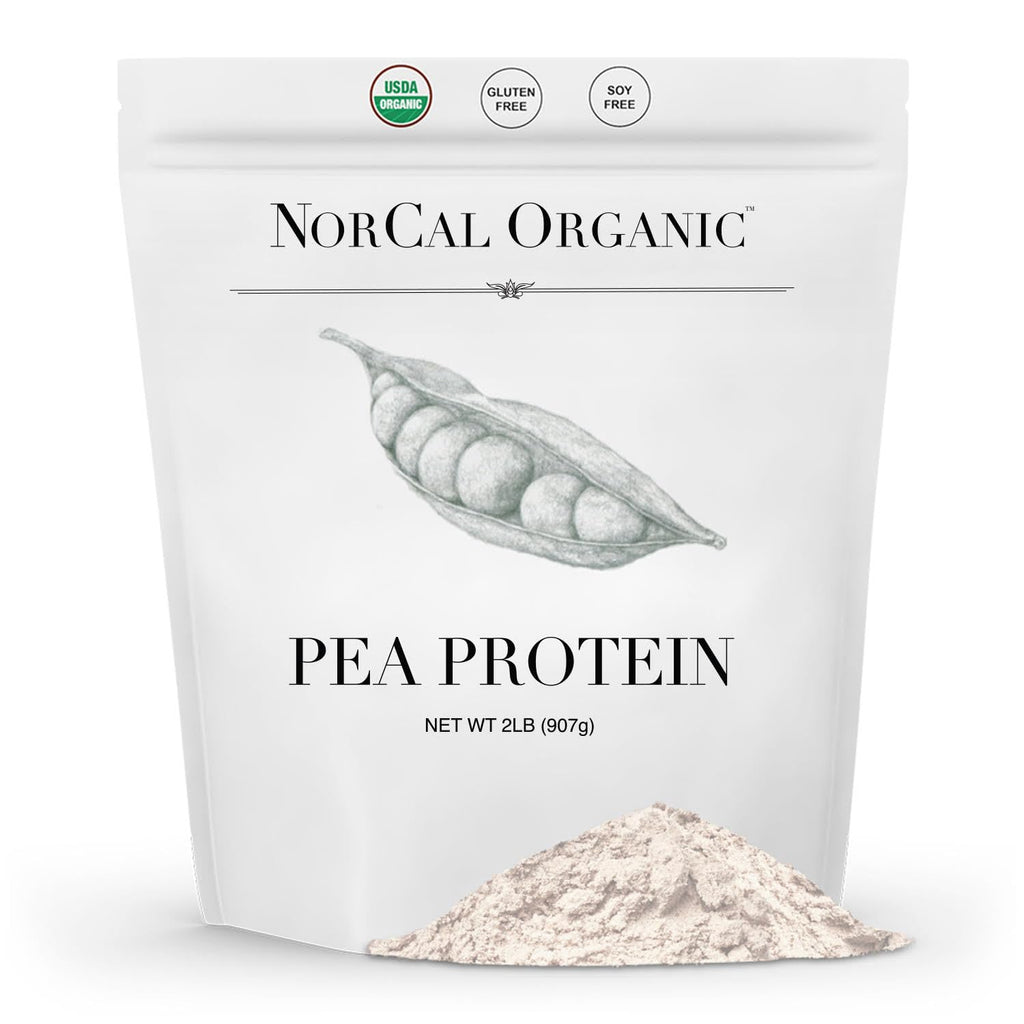 NorCal Organic Pea Protein Isolate Unflavored Vegan - 2 lb