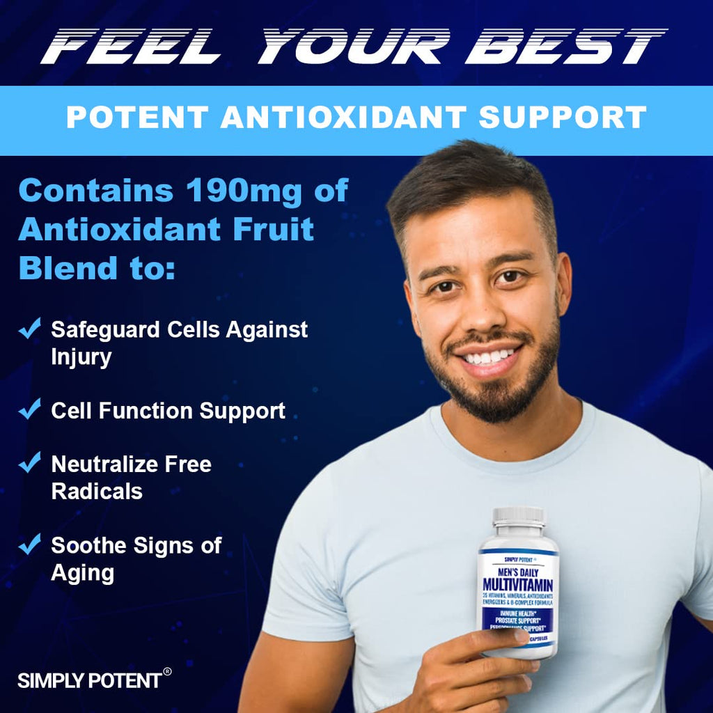 Simply Potent Daily Multivitamin for Men - 60 Capsules - image 7