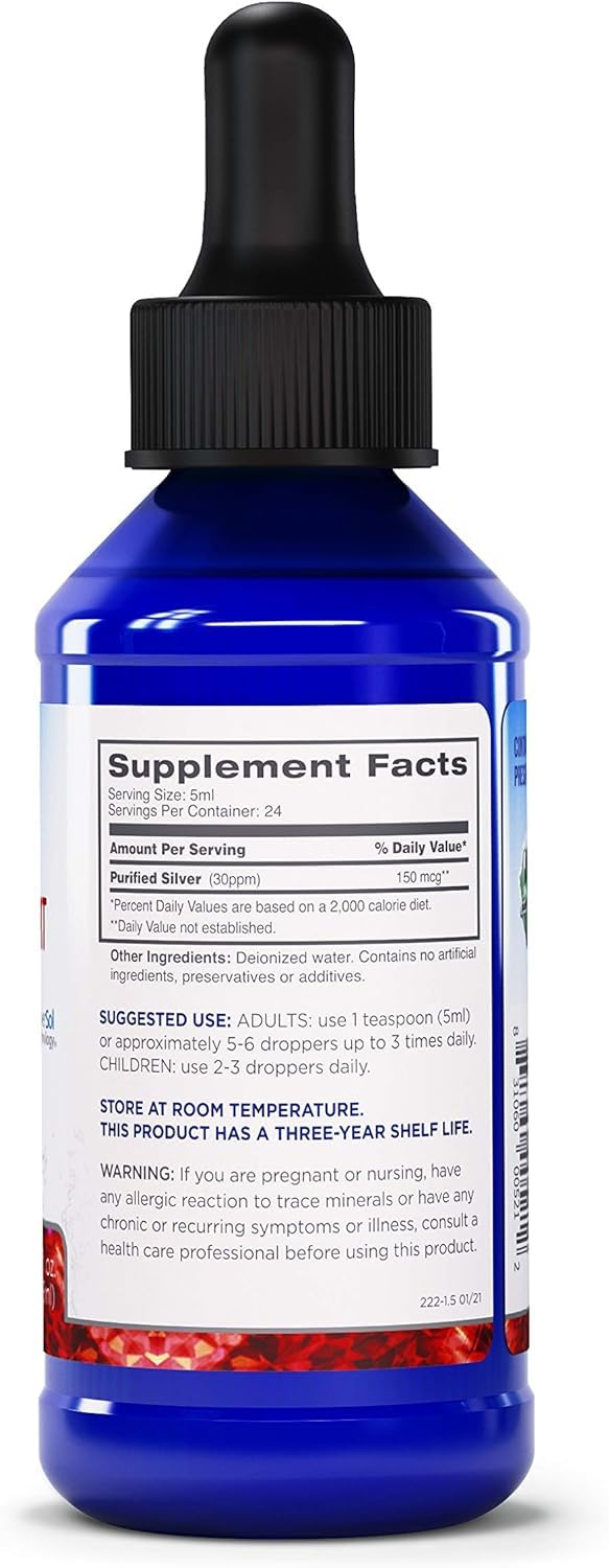 American Biotech Labs Silver Biotics Liquid 30 PPM - 4 fl oz - image 5
