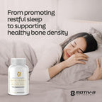 Motiv-8 Magnesium Glycinate 500 mg Sleep Support - 180 Vegetarian Capsules - image 3