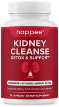 Happee Kidney Cleanse Detox & Support Supplement - 60 Capsules