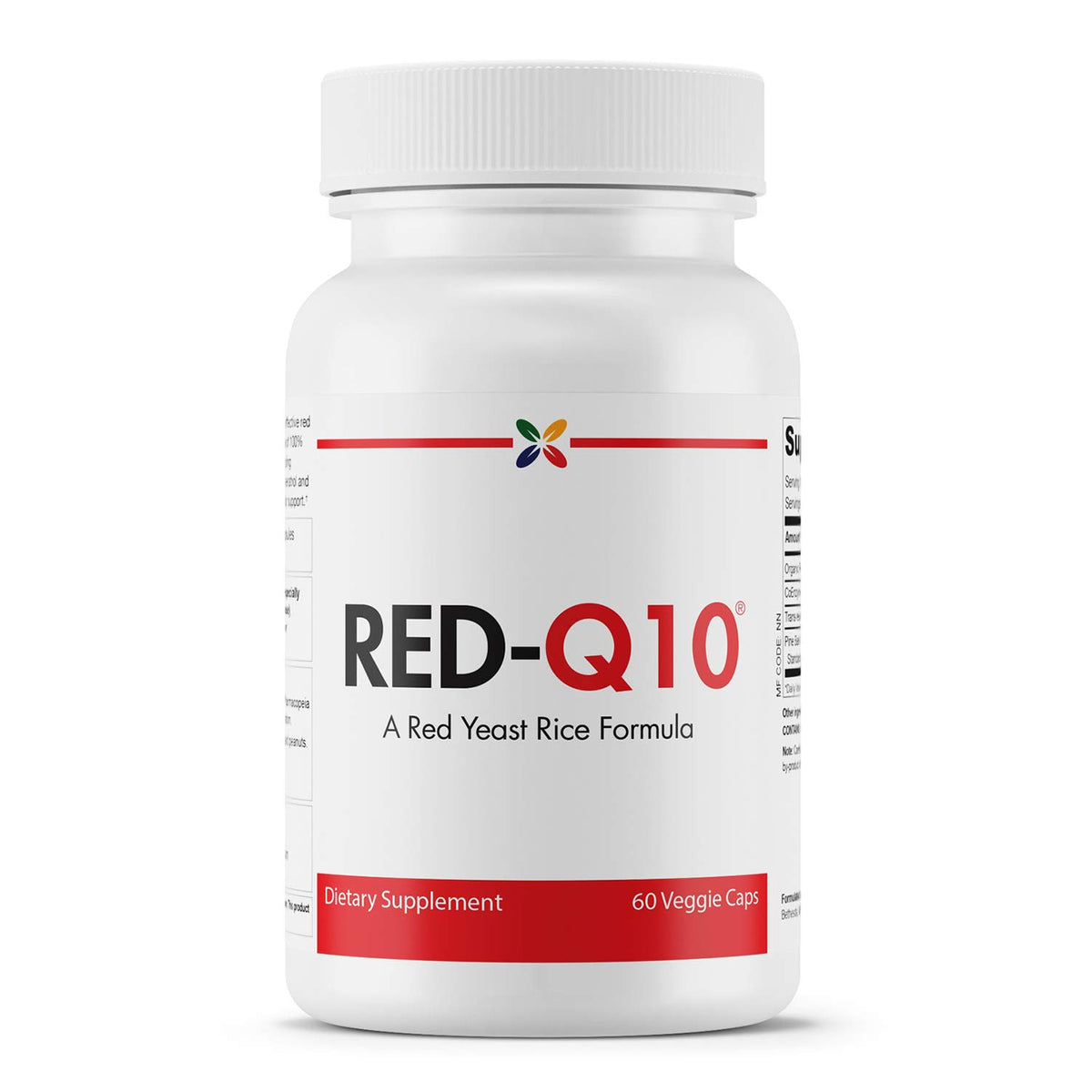 Stop Aging Now RED-Q10 Organic Red Yeast Rice with CoQ10
