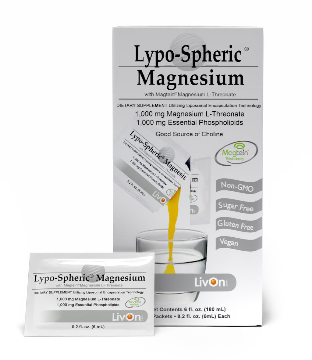 LivOn Laboratories Liposomal Magnesium L-Threonate - 30 Packets