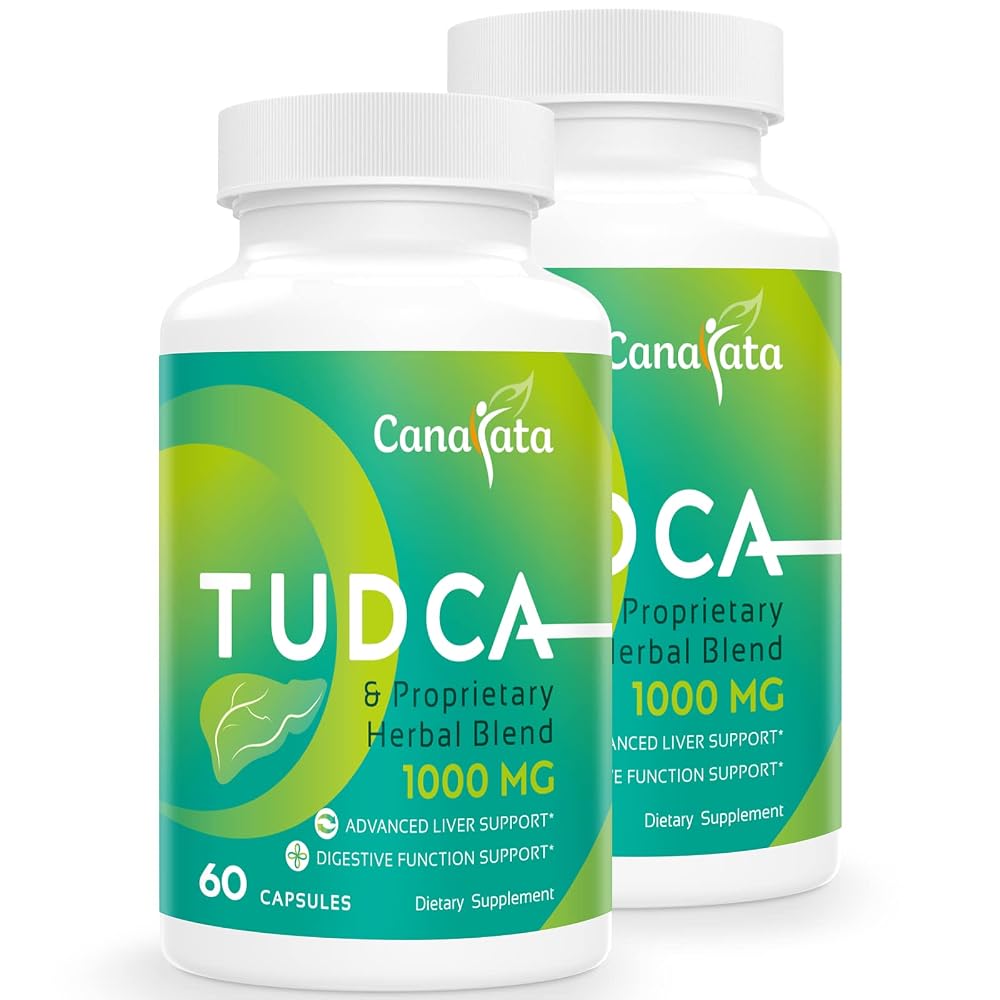 Canarata TUDCA with Milk Thistle Liver Supplements 1000mg