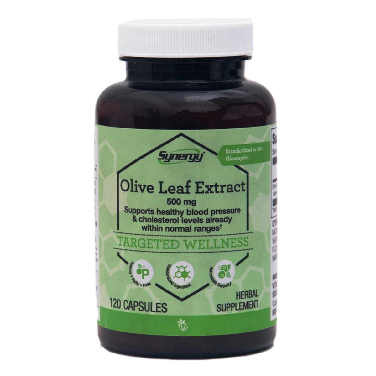Vitacost Synergy Olive Leaf Extract Standardized 500mg - 120 Capsules