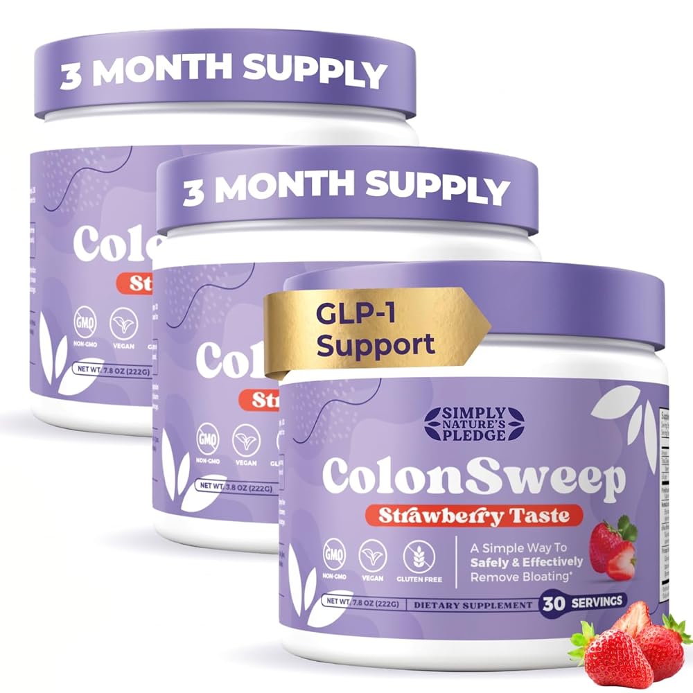 COLON SWEEP ColonSweep Psyllium Husk Powder Colon Cleanser - Vegan