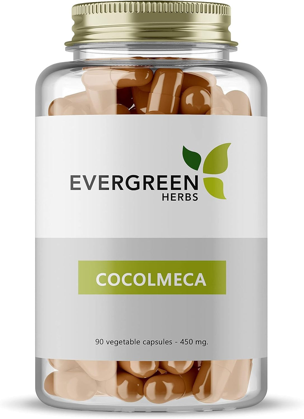Evergreen Herbs Cocolmeca Capsules 450 mg - 90 Capsules
