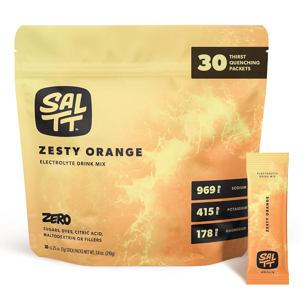 SALTT Electrolyte Packets - Zero Sugar, Easy Dissolve, Key Minerals