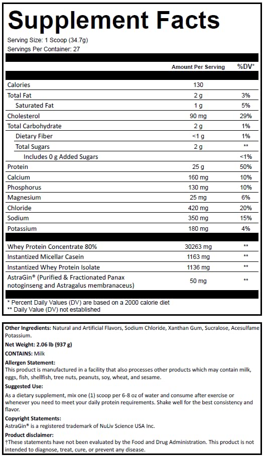 Samnites Nutrition Whey Protein Blend Apple Cinnamon - 1.9 lb - image 4