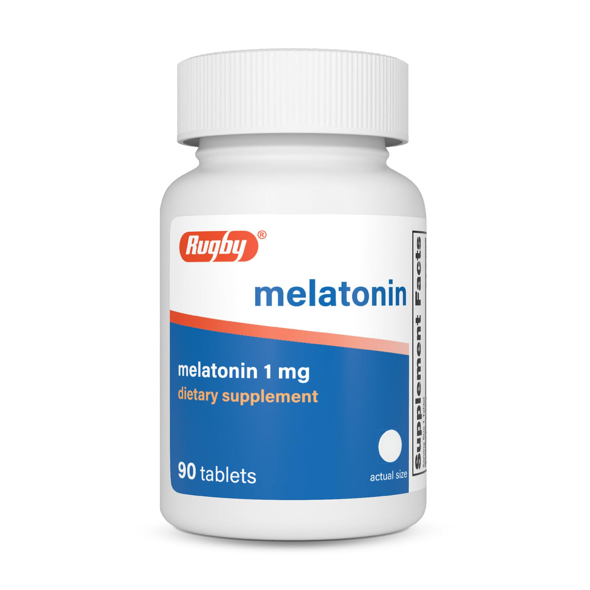 Rugby Melatonin 1mg Tablets - 90 Count