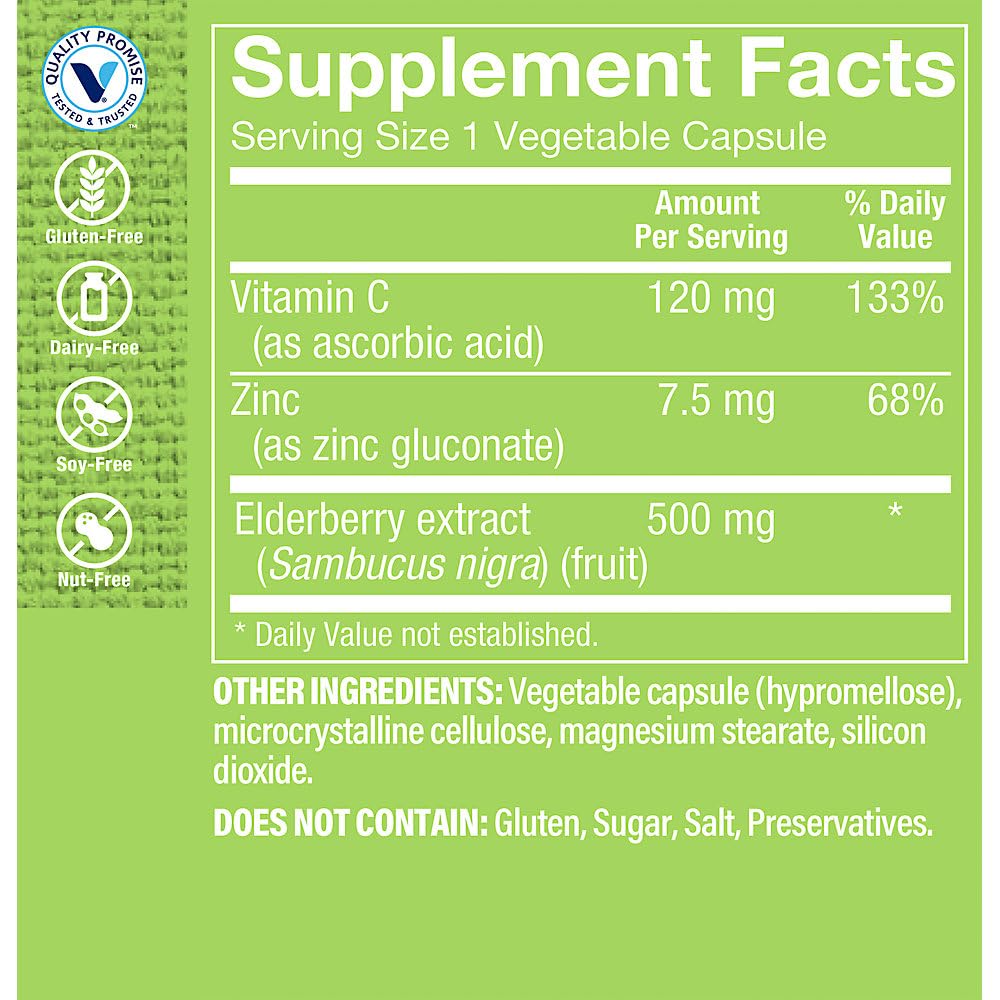 The Vitamin Shoppe Zinc Immune Support - 90 Capsules - image 2