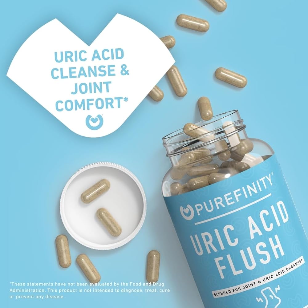 PUREFINITY Uric Acid Flush & Cleanse Capsules - 60 Count - image 6