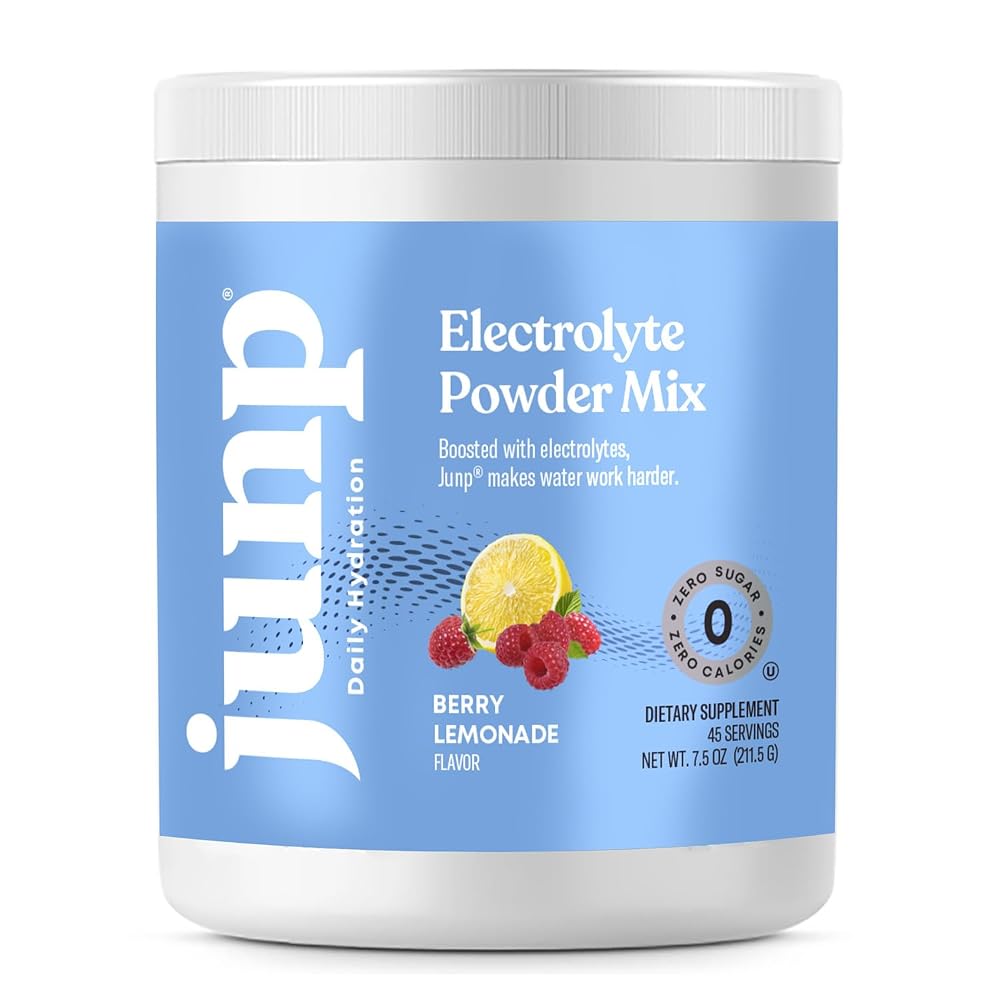 JUNP Electrolytes Powder No Sugar No Carbs Drink Mix - Potassium