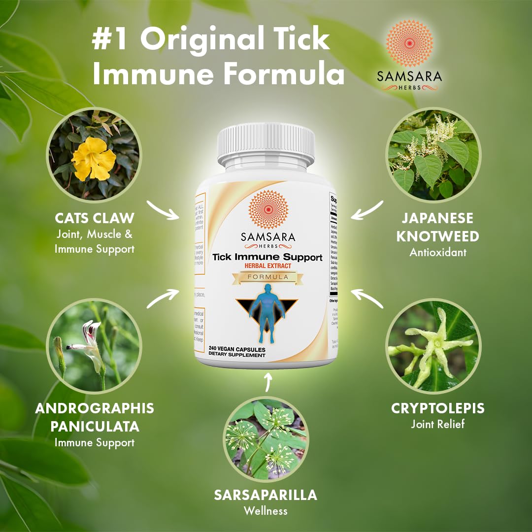 Samsara Herbs Tick Immune Support - 240 Capsules - image 2