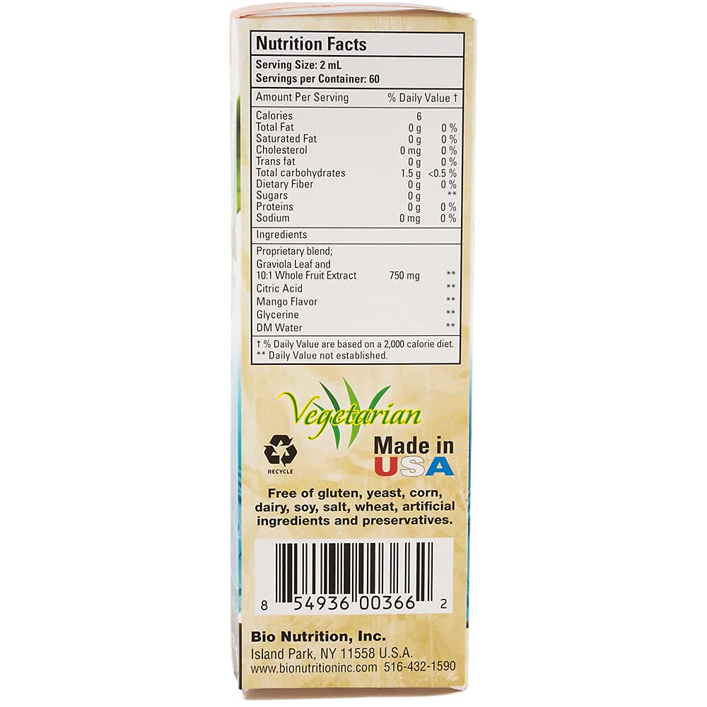 Bio Nutrition Graviola Liquid Extract - 4 Fl Oz - image 3