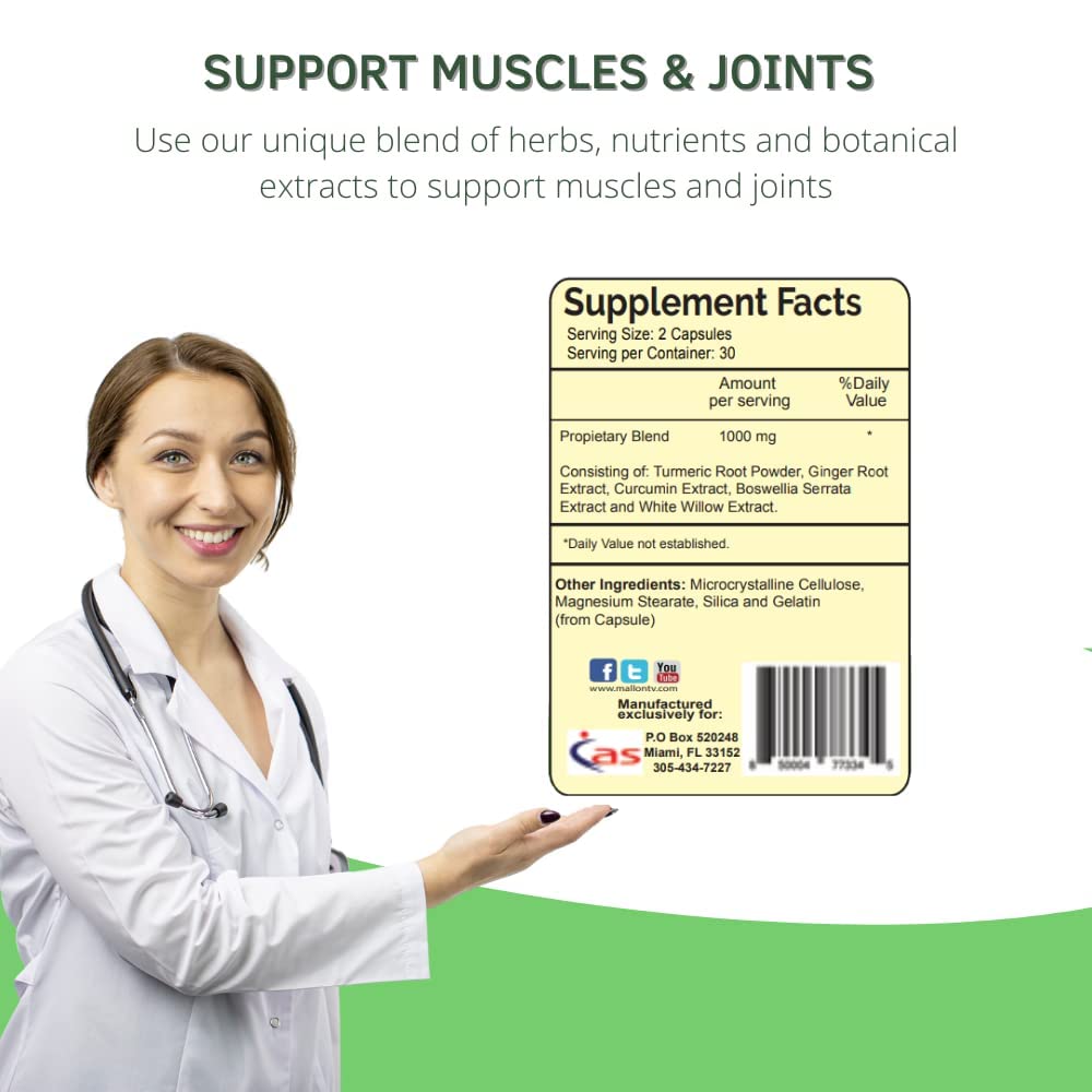 ARMY HEALTH Turmeric Curcumin with Ginger & Boswellia - 120 Capsules - image 4