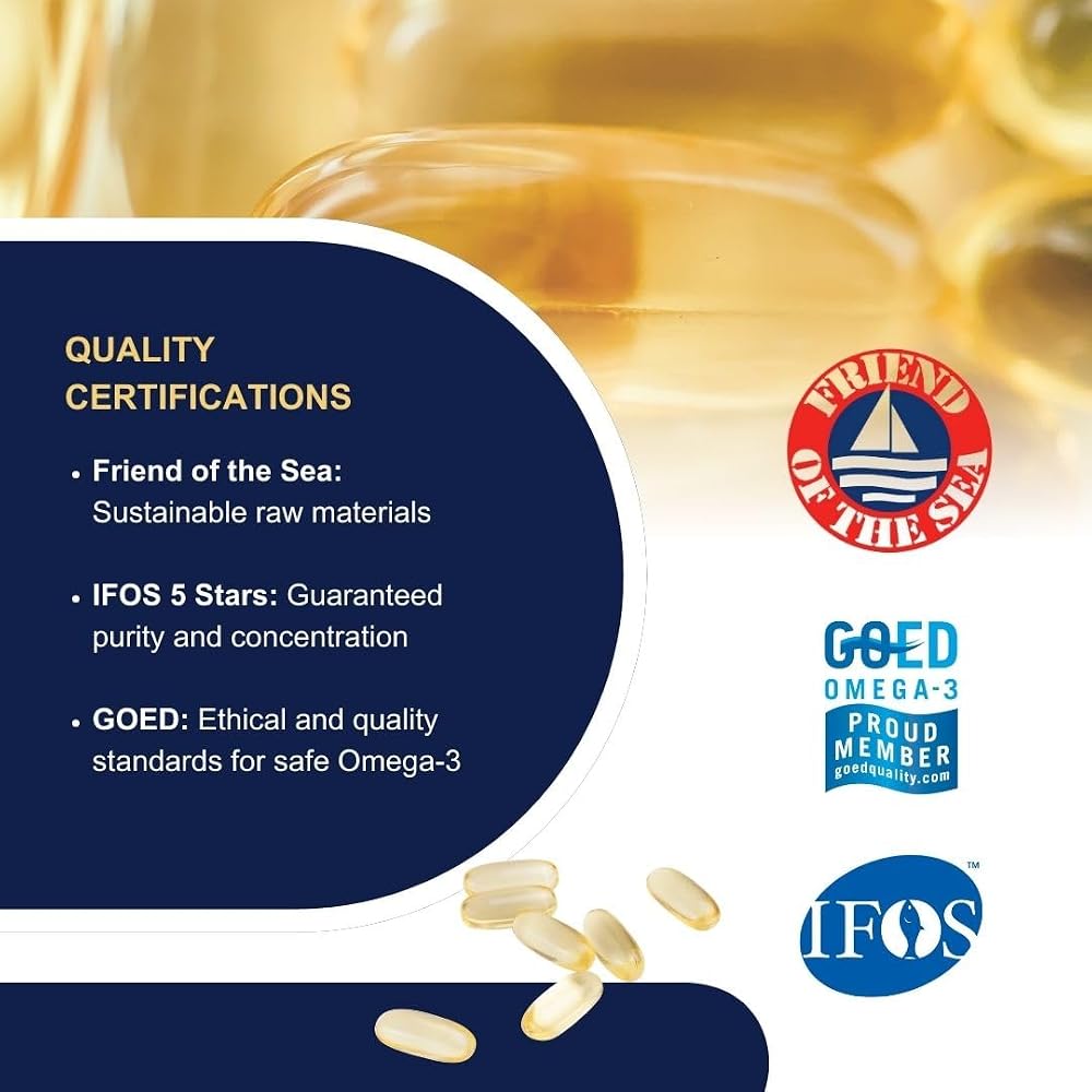 OMEGOR Omega 3 Fish Oil 1200mg Ultra - 60 Softgels - image 7