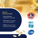 OMEGOR Omega 3 Fish Oil 1200mg Ultra - 60 Softgels - image 7