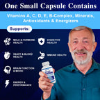 Simply Potent Daily Multivitamin for Men - 60 Capsules - image 4