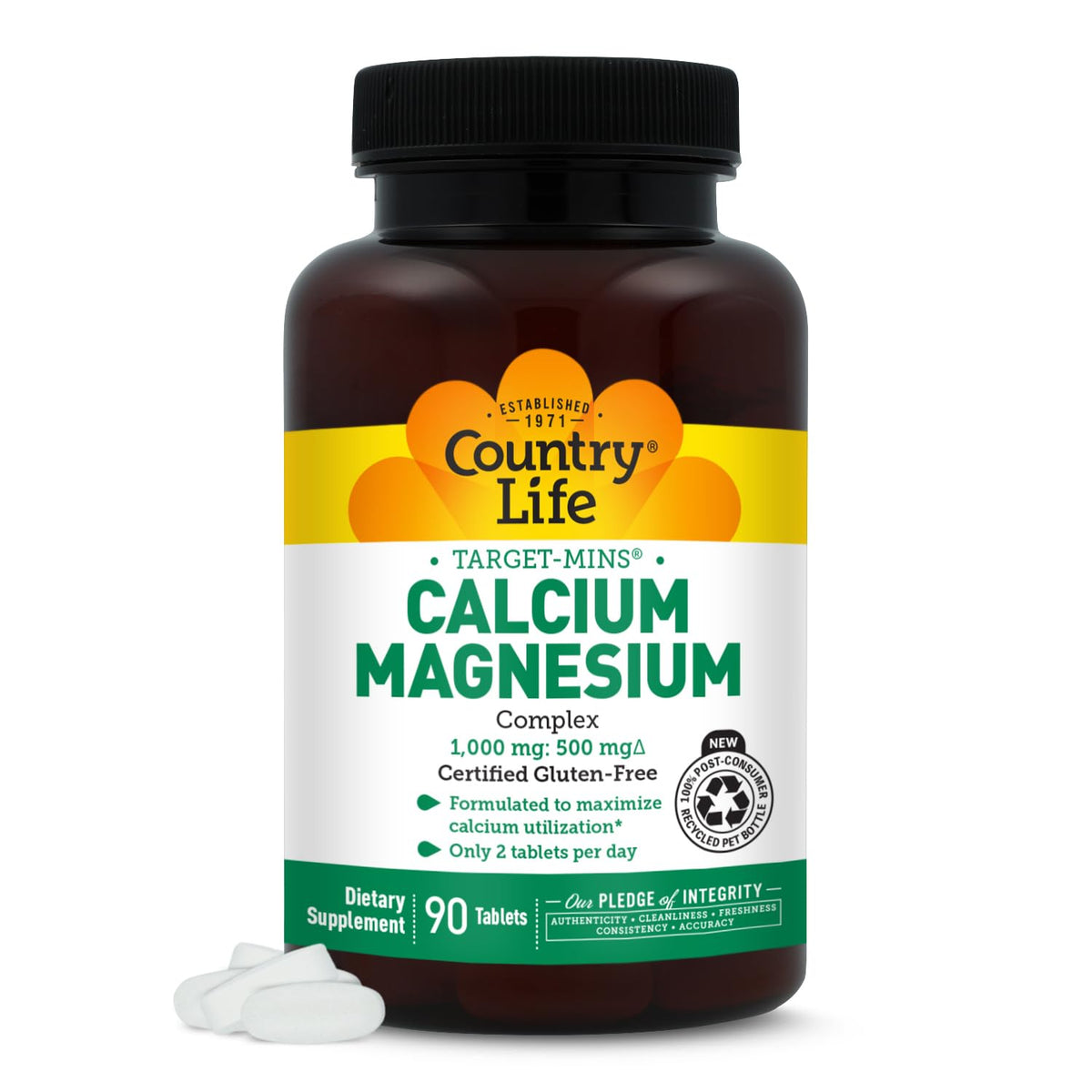 Country Life Target-Mins Calcium Magnesium Complex - 90 Tablets