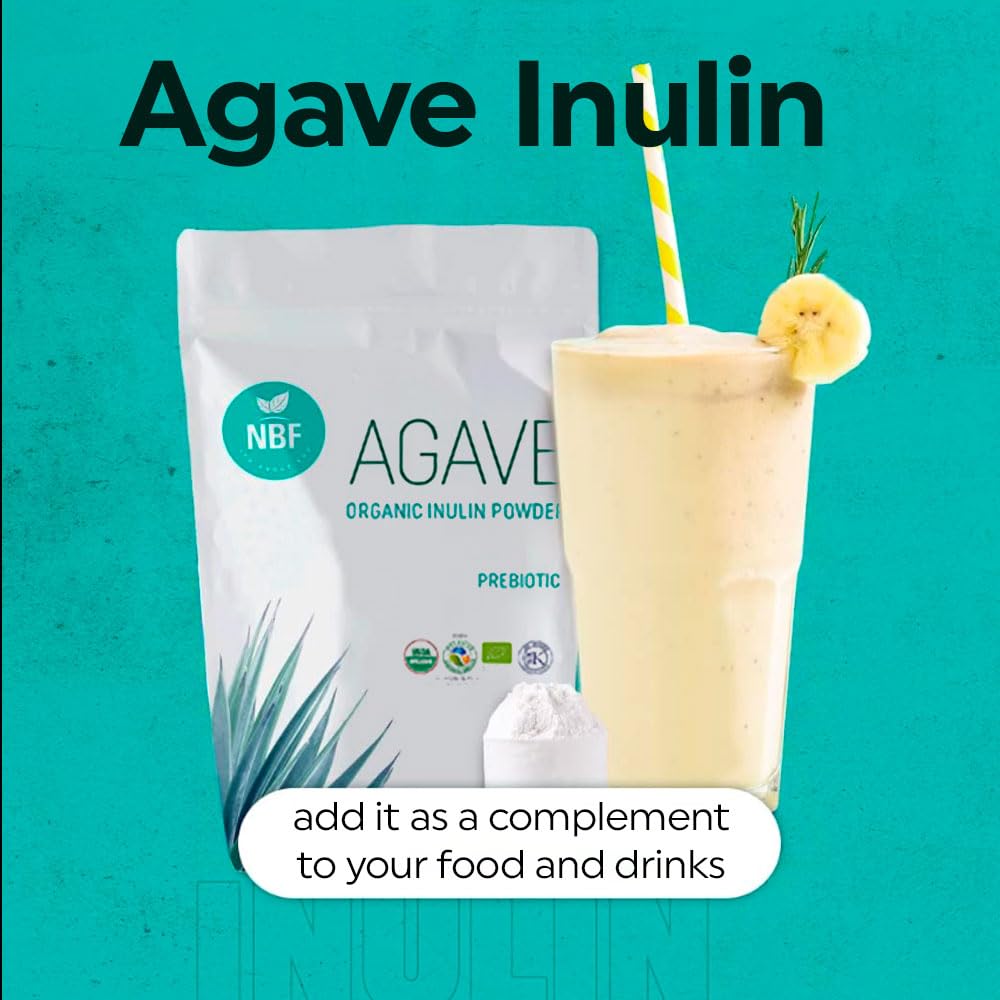 NBF Natura Bio Foods Organic Agave Inulin Powder - 16 oz - image 4