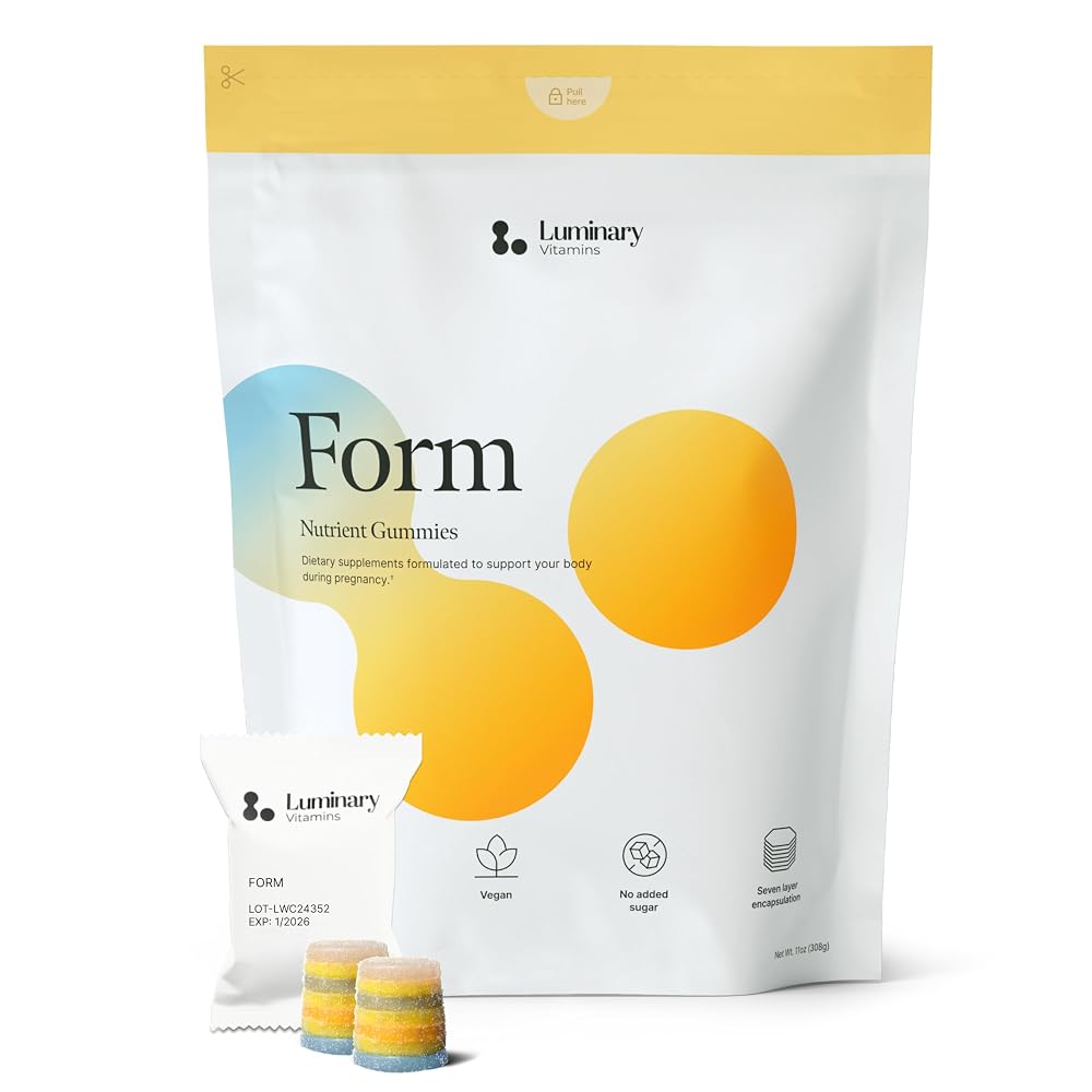 Luminary Vitamins Form Prenatal Gummies Maternal & Fetal Support - 56 Count