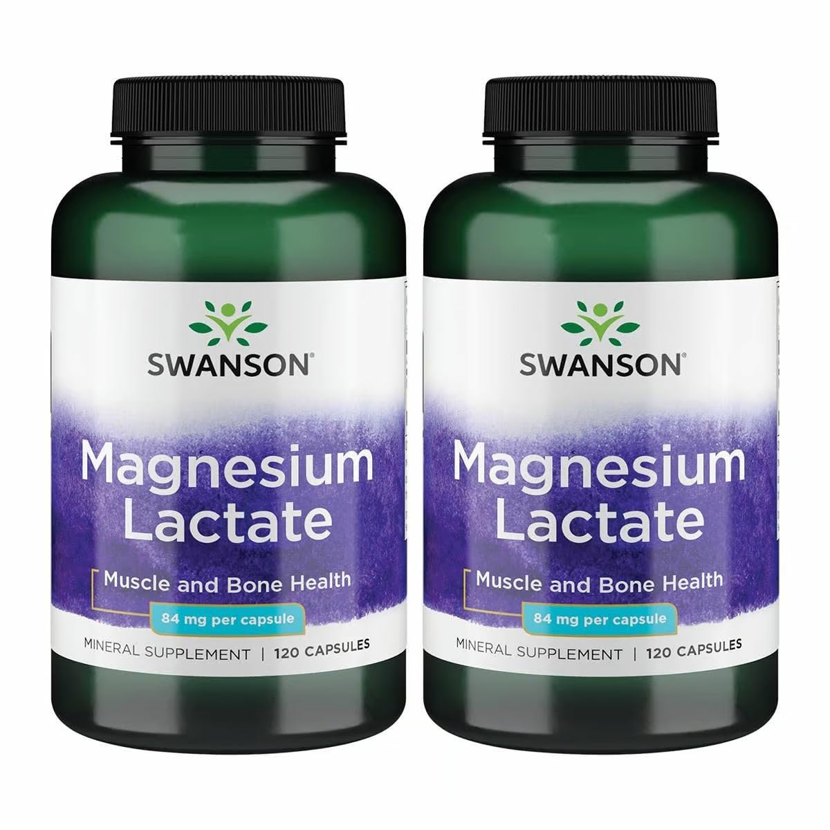 Swanson Magnesium Lactate Mineral Supplement Promoting Muscle